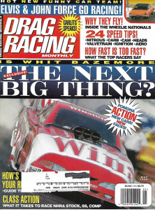 DRAG RACING MONTHLY 1998 MAY - BAZEMORE, NOSTALGIA SEARS POINT, TOLIVER